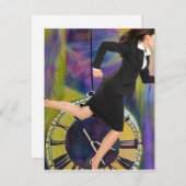 ランニングの時間切れ ノートカード (正面/裏面)