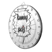 ランニングの最低 ダーツボード (正面右)