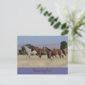 ランニングの無料はがき ポストカード (スタンド正面)