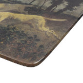 ランニングの犬（ビーグル） (Constant Troyon) カッティングボード (角)