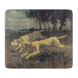 ランニングの犬（ビーグル） (Constant Troyon) カッティングボード