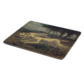 ランニングの犬（ビーグル） (Constant Troyon) カッティングボード (角)