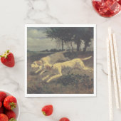 ランニングの犬(ビーグル) (Constant Troyon) スタンダードランチョンナプキン (インサイチュ)