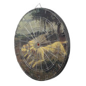 ランニングの犬（ビーグル） (Constant Troyon) ダーツボード (正面右)