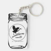 「ランニングの白茶会社」 キーホルダー (裏面)