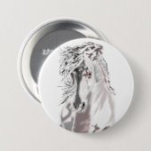ランニングの白馬のボタン 缶バッジ (正面&裏面)