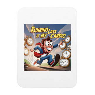 ランニングの遅れは私の心 マグネット