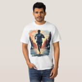 ランニングの遅れは私の心 Tシャツ (正面フル)