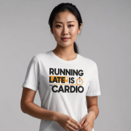 ランニングの遅れは私の心 Tシャツ