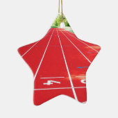 ランニングの陸上競技 セラミックオーナメント (右)