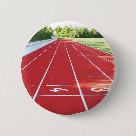 ランニングの陸上競技 缶バッジ (正面)