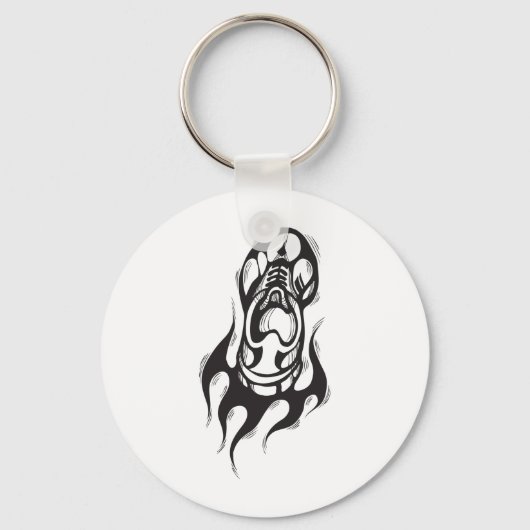 ランニングの靴 キーホルダー (正面)