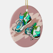 ランニングの靴 セラミックオーナメント (右)