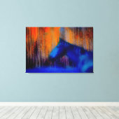 ランニングの馬と森の馬の恋人のアーモダント キャンバスプリント (インサイチュ (ウッドフロア))