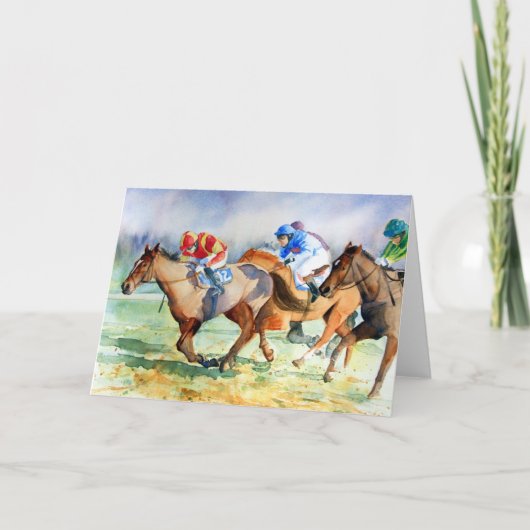 ランニングの カード (正面)