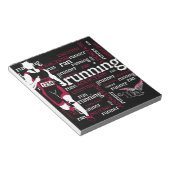 ランニングの ノートパッド (アングル)