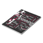 ランニングの ノートパッド (回転)