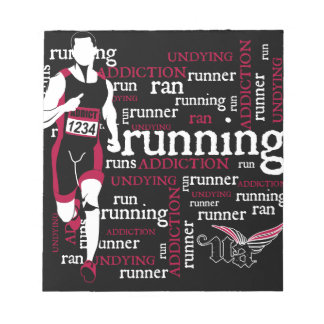 ランニングの ノートパッド