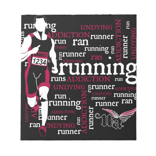 ランニングの ノートパッド (正面)