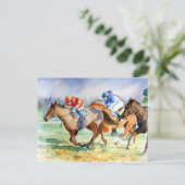 ランニングの ポストカード (スタンド正面)