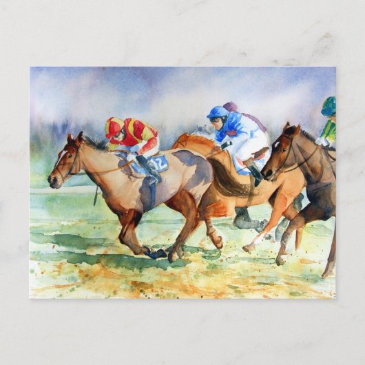 ランニングの ポストカード (正面)