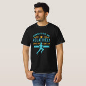 ランニングの – ランニング簡単はシンプルではない Tシャツ (正面フル)