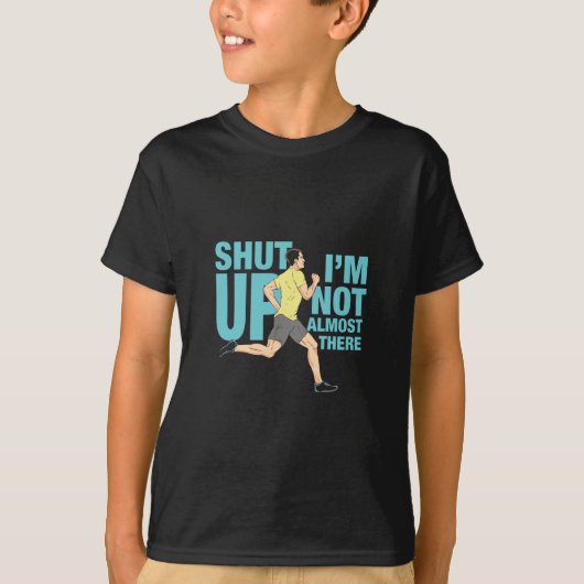 ランニングの – 私はもうすぐそこにいない Tシャツ (正面)
