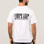 ランニングの Tシャツ (裏面)