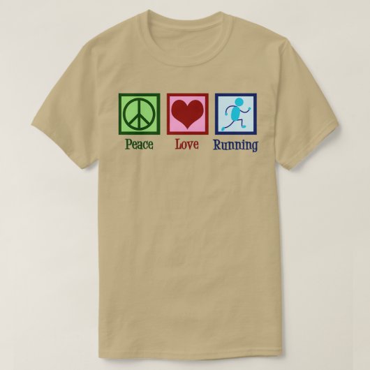 ランニングの Tシャツ (デザイン正面)