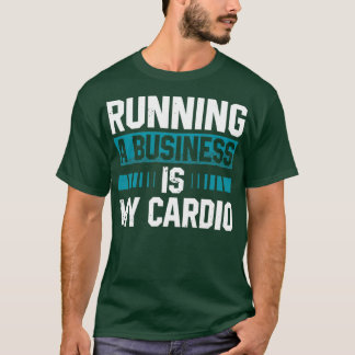 ランニングのAビジネスは私のカーディオランナーマラソンAp Tシャツ