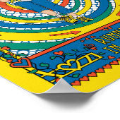 ランニングのCircle_B_8x10ポスター ポスター (角)