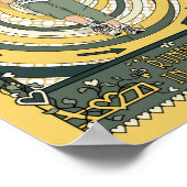 ランニングのCircle_C_8x10ポスター ポスター (角)