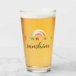 ランニングのIs My Sunshine カラフル Rainbow Graphic タンブラーグラス