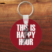 ランニングは幸せ時 キーホルダー (正面)