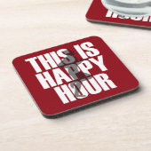 ランニングは幸せ時 コースター (左側)