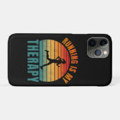 ランニングは私のセラピー おもしろい エクササイズ ギフト Case-Mate iPhoneケース (裏面(横))