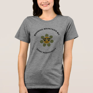 ランニングは私の明るい性格を保つ Tシャツ