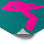 ランニングアーポップ・アートのト ポスター (角)