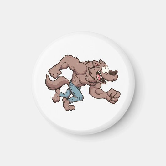 ランニングウェアウルフ マグネット (正面)