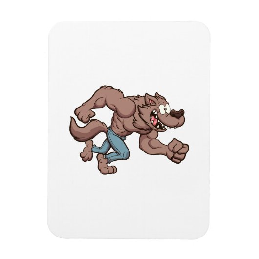 ランニングウェアウルフ マグネット (縦)