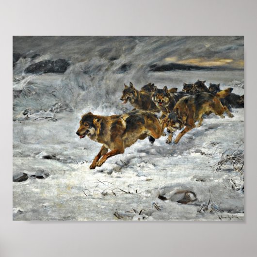 ランニングウルフパック ポスター (正面)