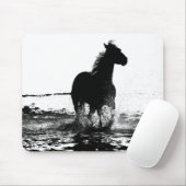 ランニングエレガントズホースモダンアポップ・アートのトテンプレート マウスパッド (マウス)