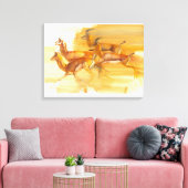 ランニングガゼル2010 キャンバスプリント (インサイチュ (リビング))