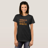 ランニングコーヒー・曲技体操の体操選手 Tシャツ (正面フル)