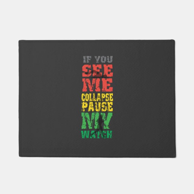 ランニングサイクリング ドアマット (正面)