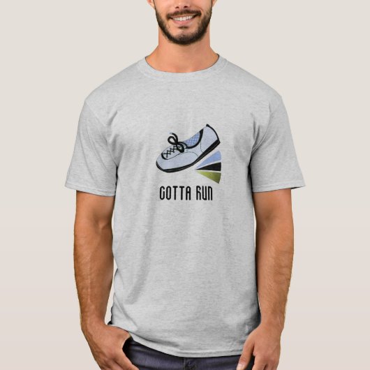 ランニングシューズ - 行かなきゃ Tシャツ (正面)