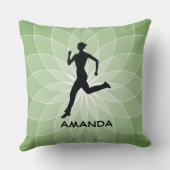 ランニングジョギングデザイン装飾用クッション クッション (裏面)