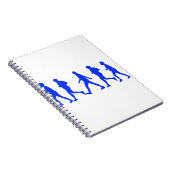 ランニングジョギング歩く ノートブック (右側)