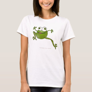ランニングスネーク - カエル - 女性用Tシャツ Tシャツ