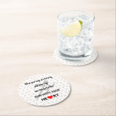 ランニングスポーツやる気を起こさせる引用文 ラウンドペーパーコースター (インサイチュ)